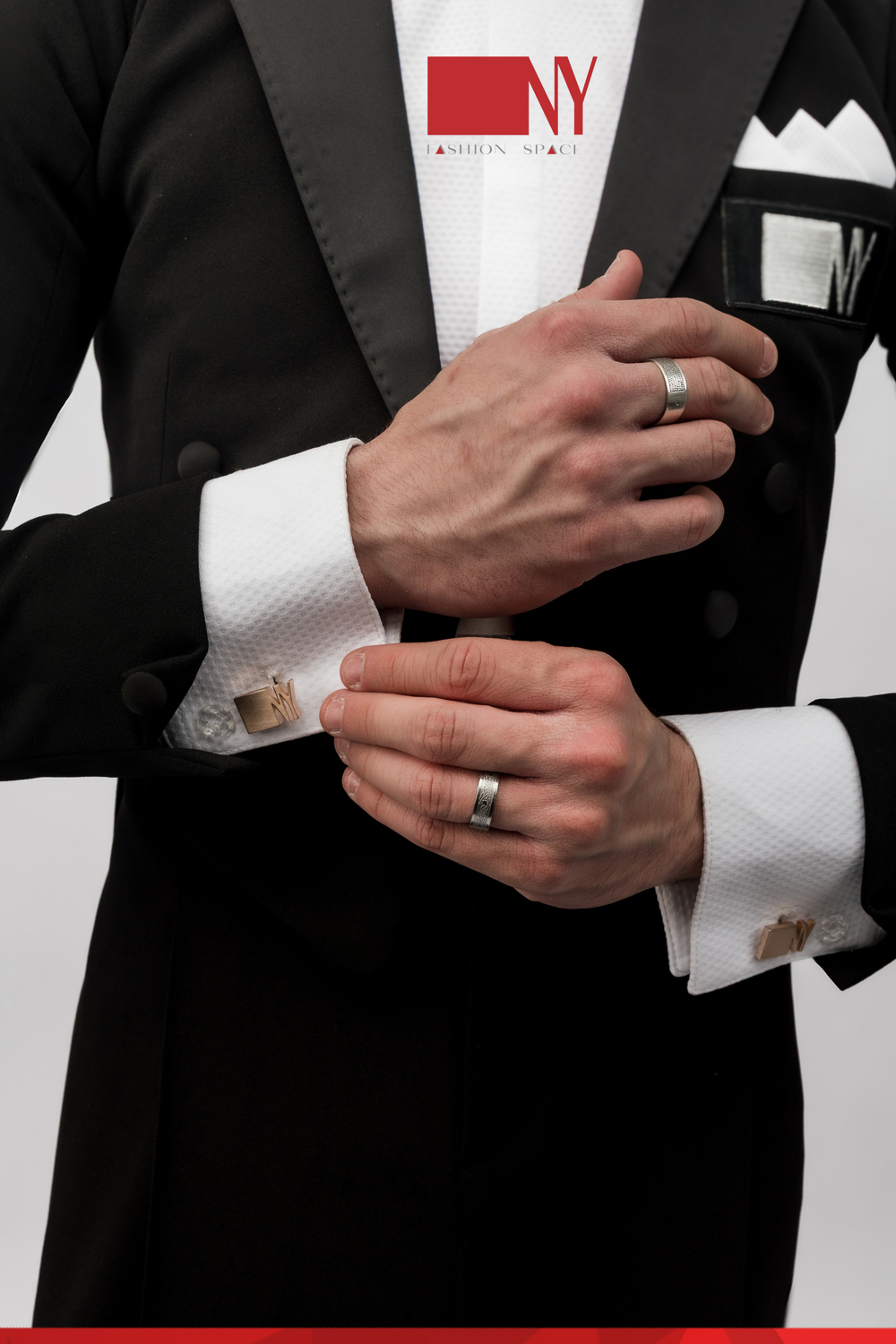 Запонки NY Fashionspace Gold