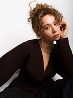 Серьги "Plane" горный хрусталь Multicolor