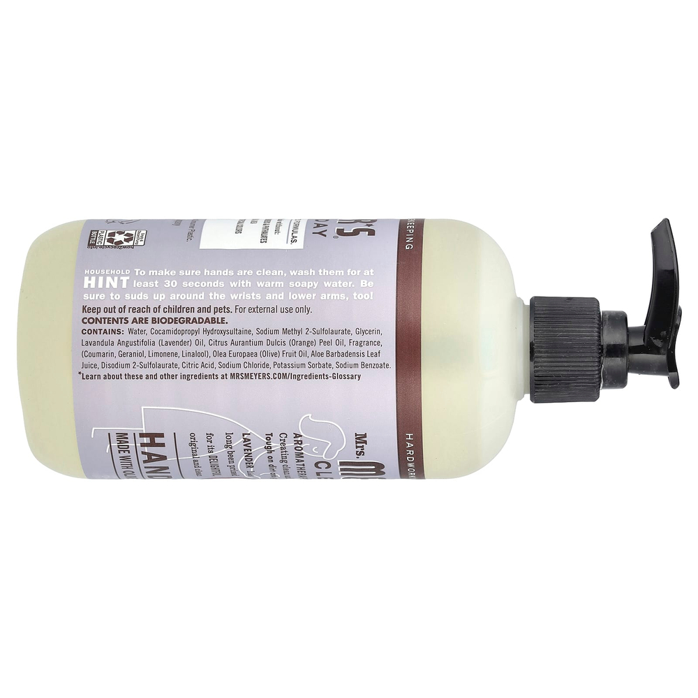 Mrs. Meyers Clean Day, Мыло для рук, с ароматом лаванды, 370 мл (12,5 жидк. унц.)