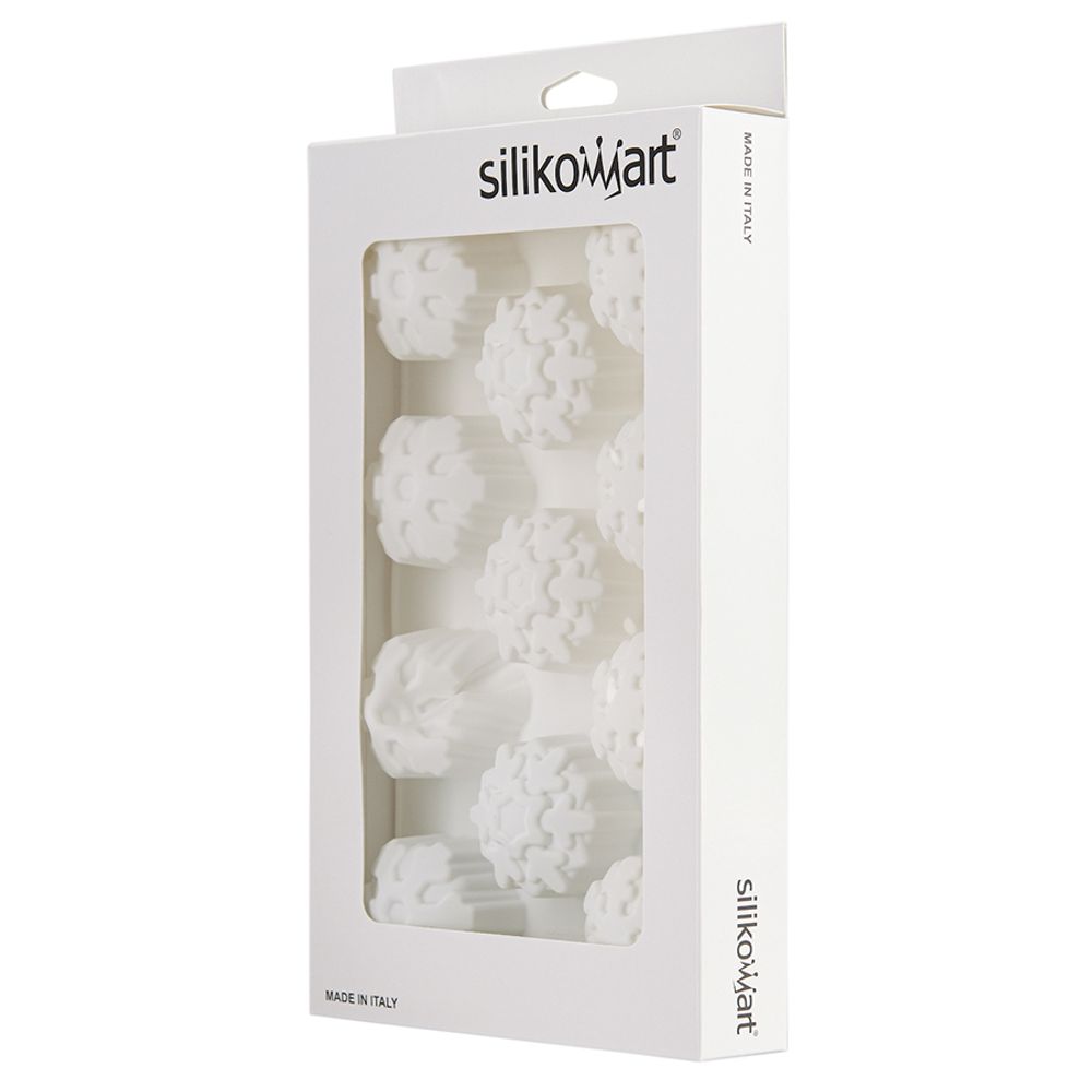 Silikomart Форма для приготовления пирожных и конфет Snowflakes 30,5 х 18 см