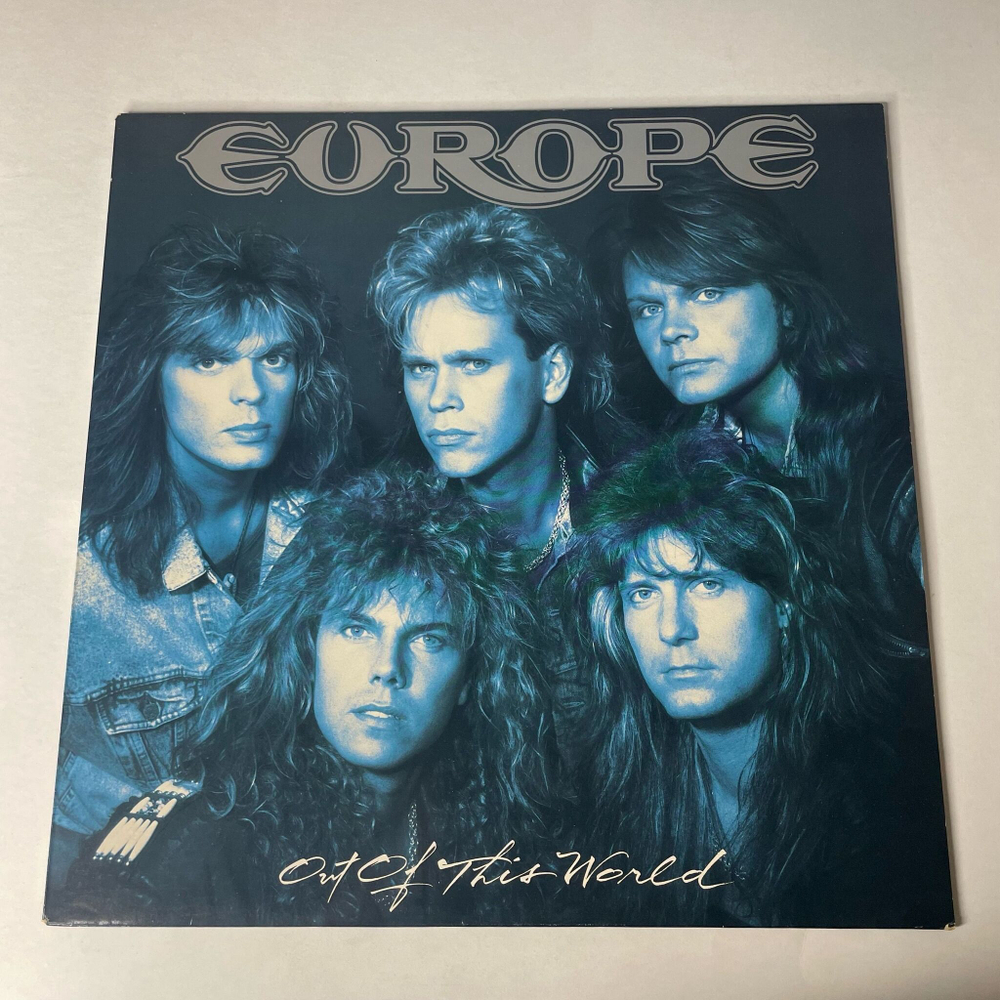 Винтажная виниловая пластинка LP Europe Out Of This World (Holland 1988) Sign Of The Times