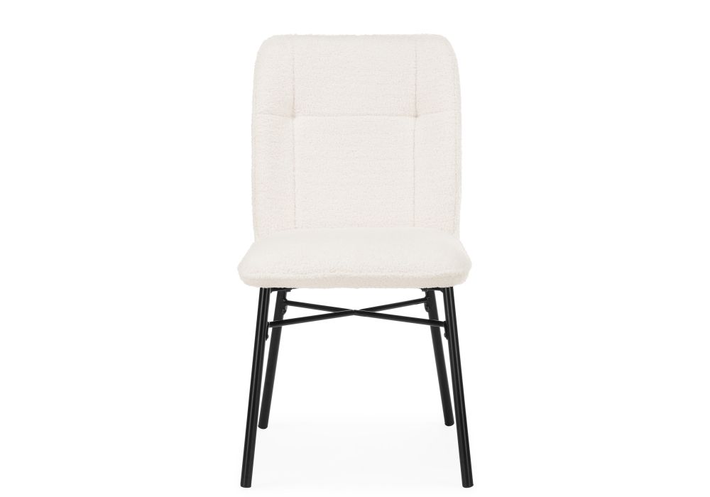 Стул на металлокаркасе Denis beige / black