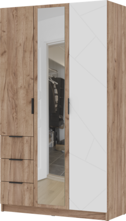 Шкаф 3х-створчатый Орегон ШК 03