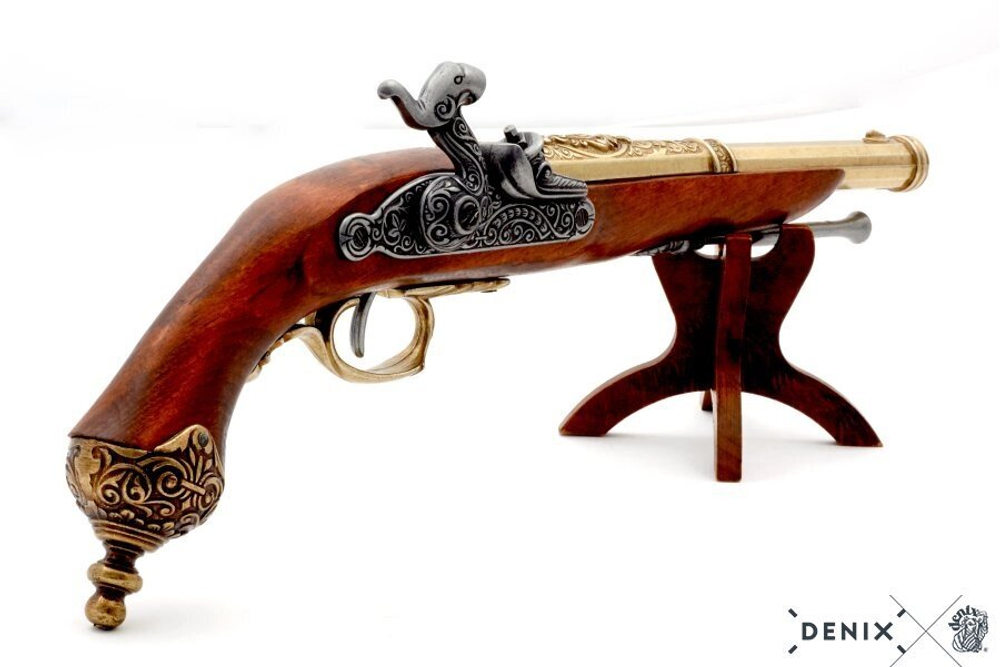 Пистоль итальянский, Брешиа, 1825 год, латунь  DE-1013-L