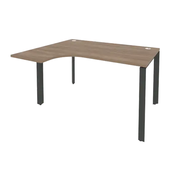 Onix Стол эргономичный левый на П-образном м/к O.MP-SA-3 (L) 1380*1180*750 (800/460)