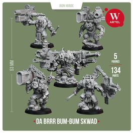 Комплект миниатюр Da Brrr Bum-Bum Skwad