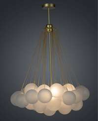 Люстра Hail Ø80х99 см, золото