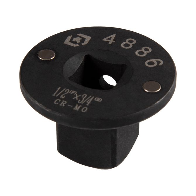 KING TONY (4886) Переходник 1/2">3/4", тонкий, магнитный