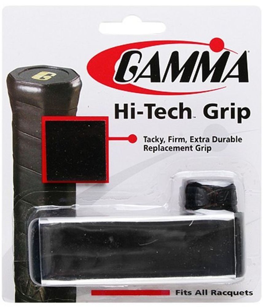 Теннисные намотки базовые Gamma Hi-Tech Grip 1P - черный