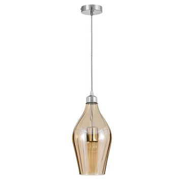 Подвесной светильник 1*E27 V000586 11058/1P Amber янтарный Piemonte Indigo