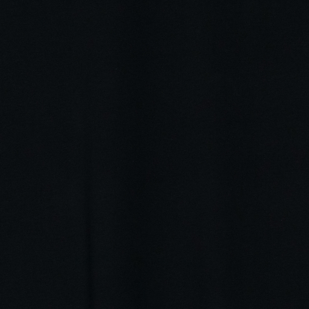 Тонкий хлопковый трикотаж чёрного цвета (136 г/м2)