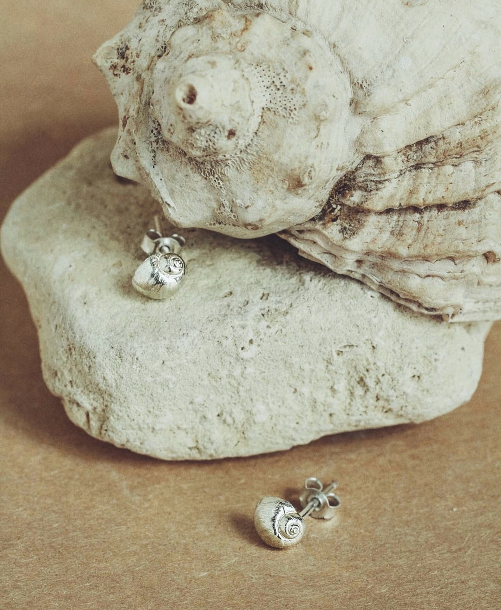 серьги малышки ракушки