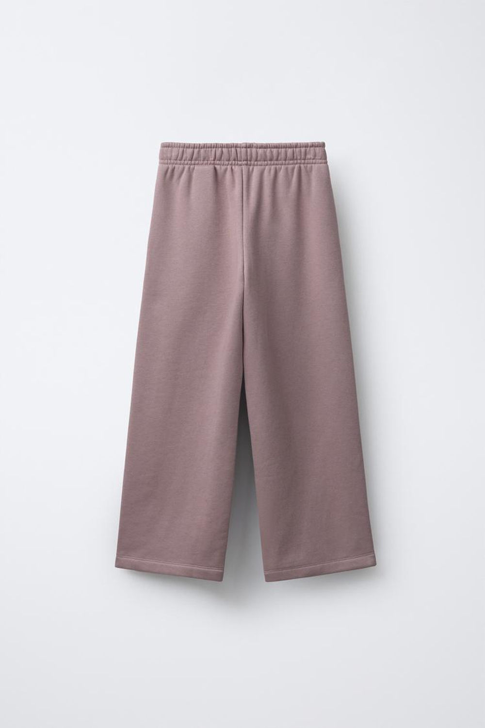 ZARA БРЮКИ WIDE LEG ИЗ МЯГКОЙ ТКАНИ, РОЗОВАТЫЙ