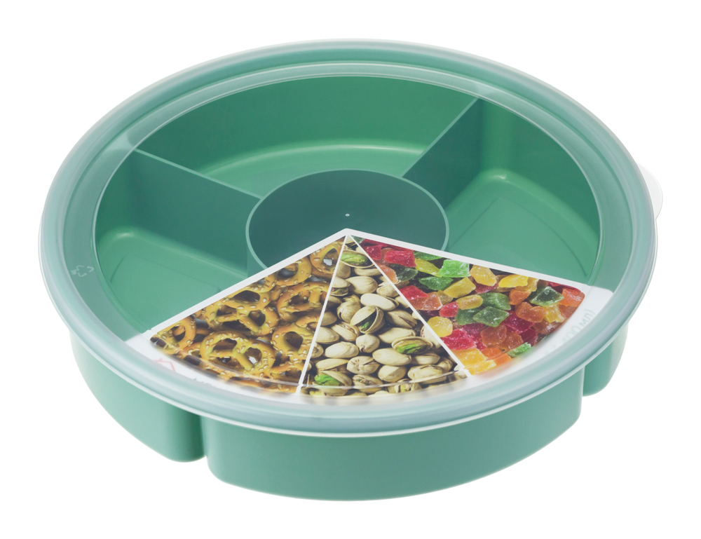 Менажница капучино с крышкой М1124