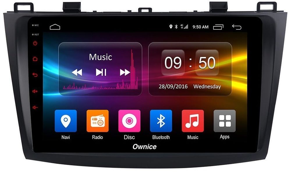 Магнитола для Mazda 3, Axela 2009-2013 - Carmedia OL-9507 QLed, Android 12, TS10, CarPlay, 4G SIM-слот