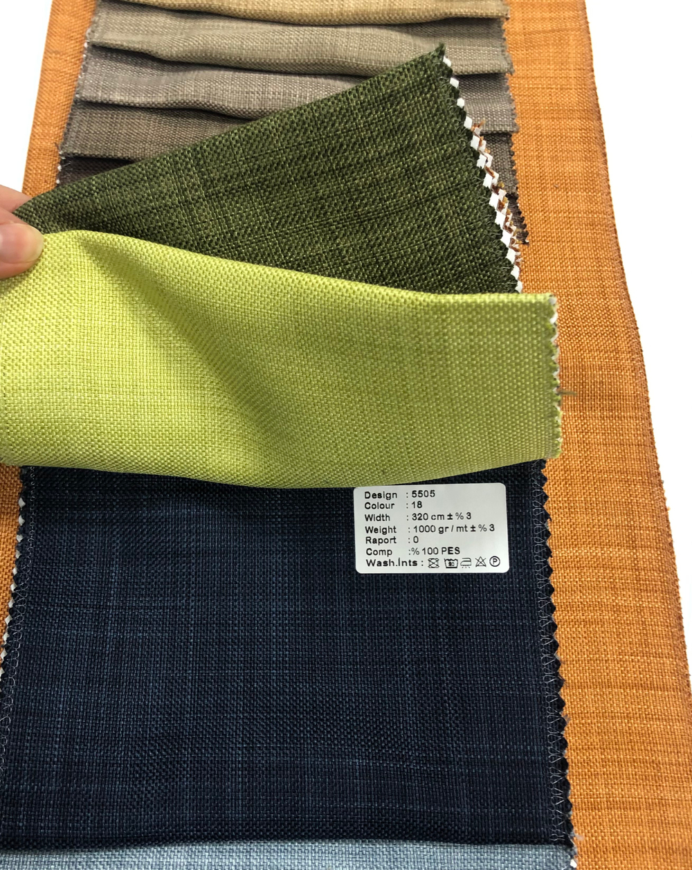 Портьерная ткань dimout фактурный Megara арт. 5505