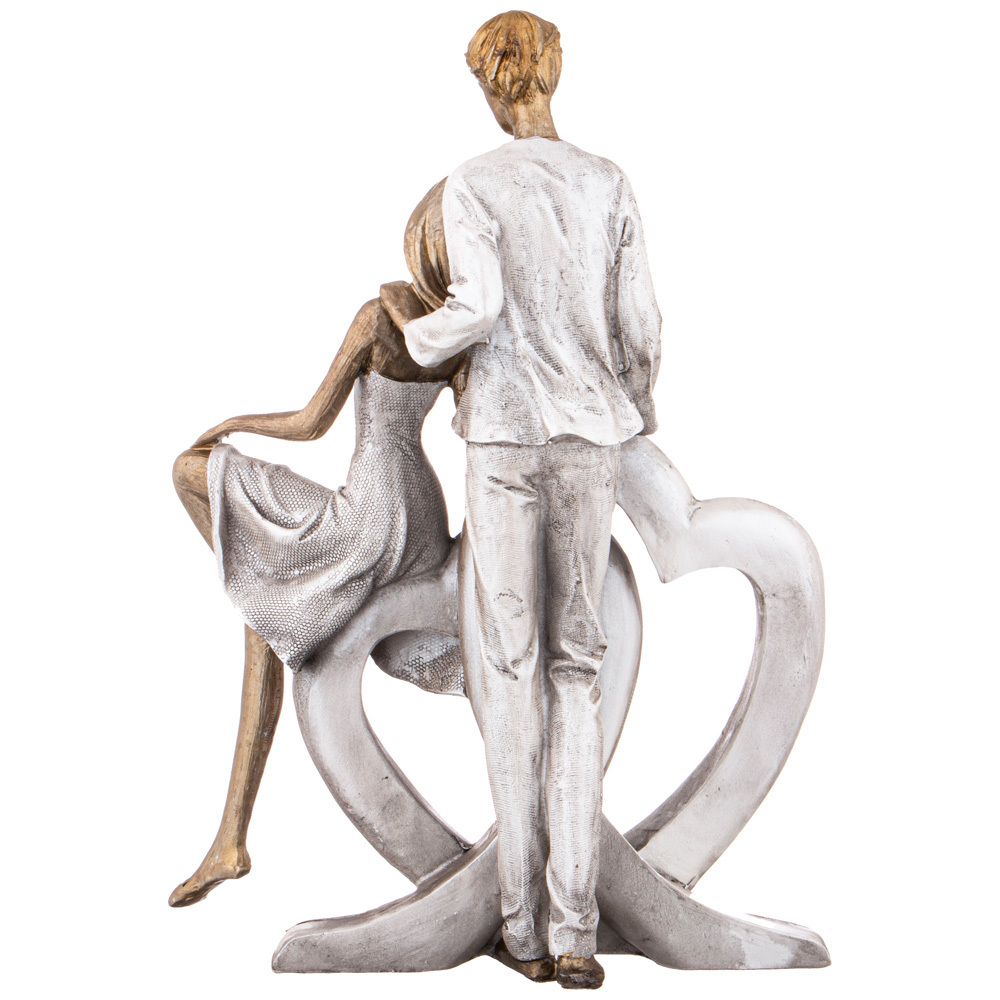 СТАТУЭТКА "ВЛЮБЛЕННЫЕ" 17,5*10*24 СМ. СЕРИЯ "ФЬЮЖН" (КОР=8ШТ.)