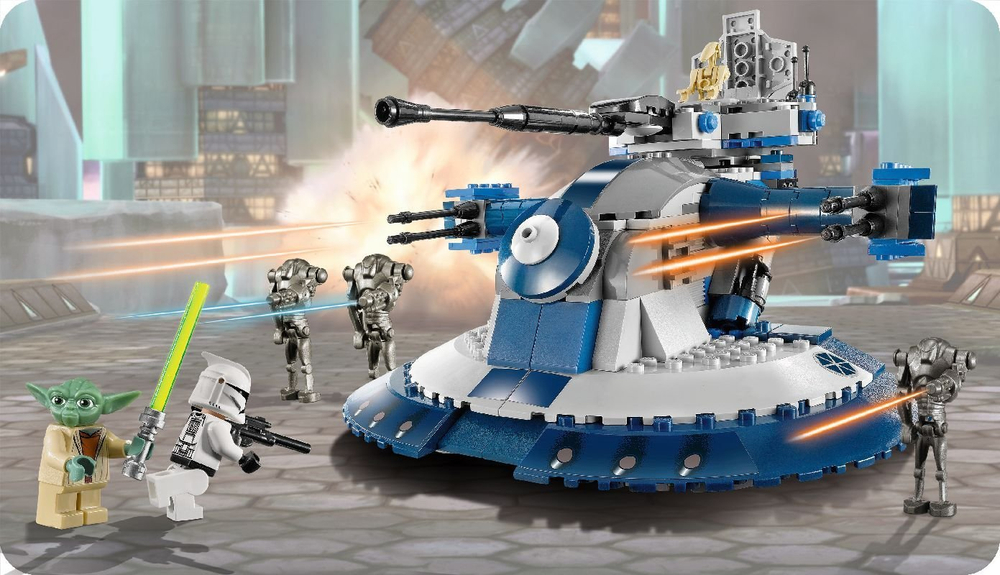 LEGO Star Wars: Бронированный штурмовой танк сепаратистов 8018 — Armored Assault Tank (AAT) — Лего Звездные войны Стар Ворз