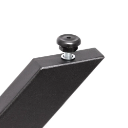 Подстолье из металла, разборное, ЁЖ, чёрное, диаметр 90 см, высота 74 см