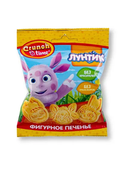 Печенье сахарное CRUNCH TIME Лунтик 20г