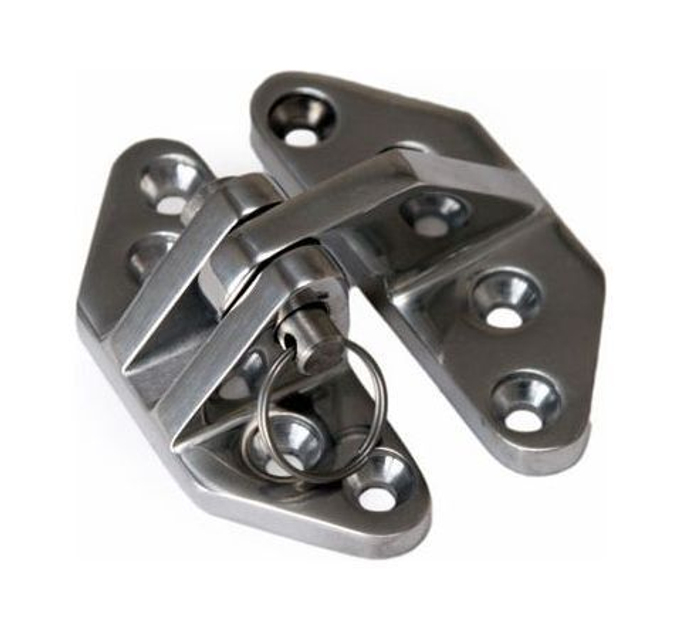 Петля для крышки люка 75х65 мм, нержавеющая