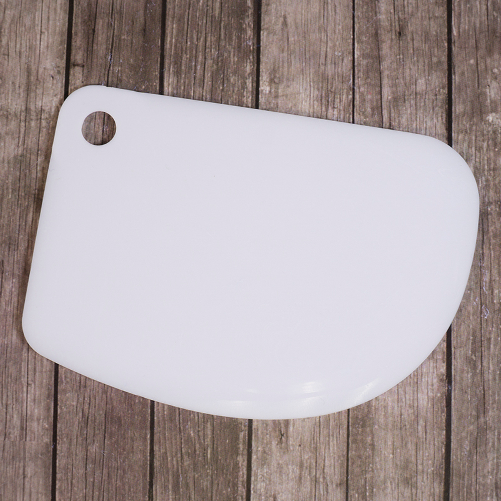 Шпатель кондитерский полукруглый 12*8,5 см, пластик