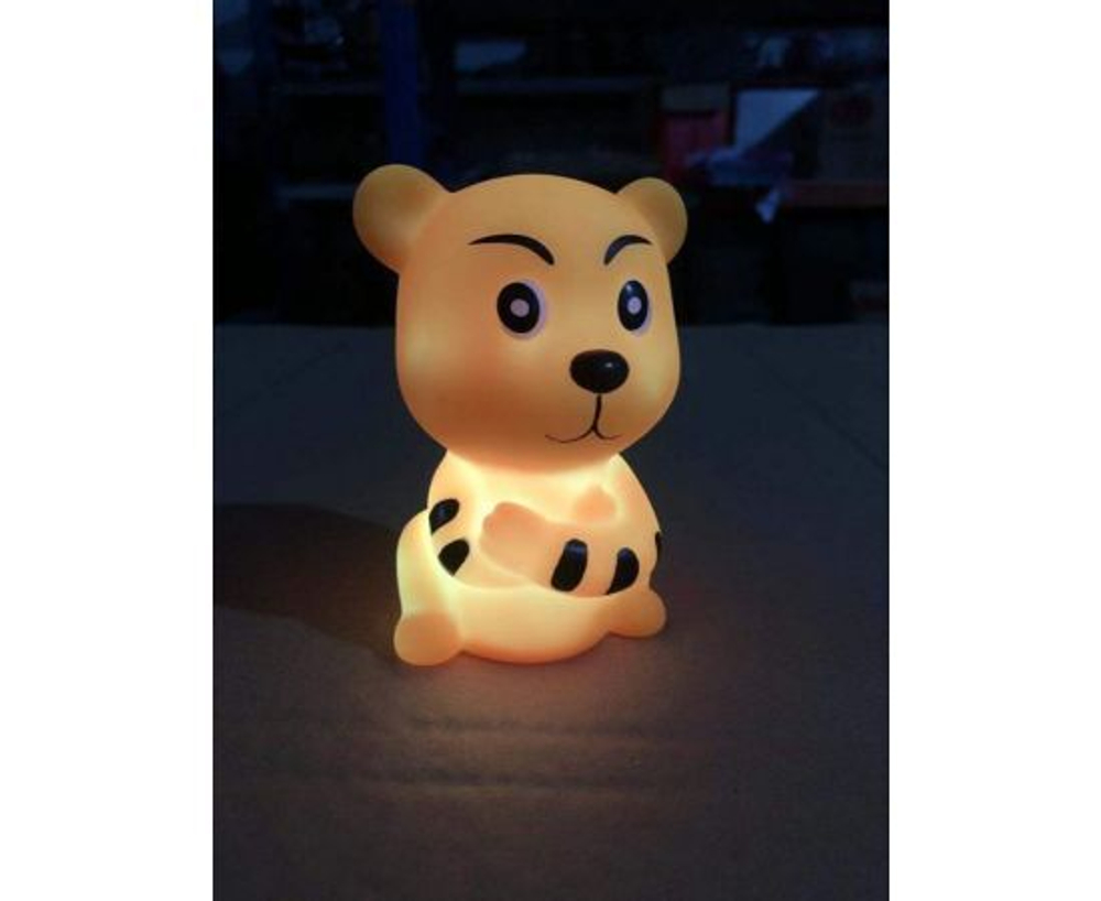 Ночник Космос Тигренок детский, на батарейках, 11 см