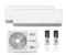 Мульти сплит-система Funai 2 x RAM-I-KMS25HP.W01/S / RAM-I-2OK40HP.01/U