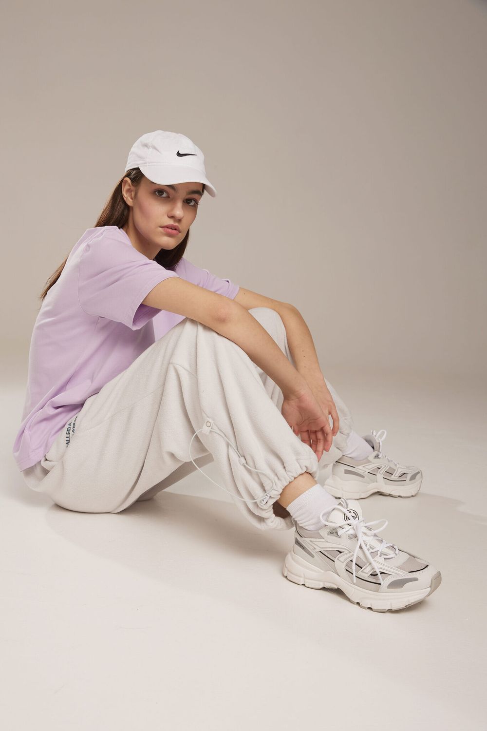 Брюки Called a Garment Флисовые Equipment Женские Серые