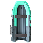 Лодка ПВХ Angler Reef Тритон S-Max 370FiND с интегрированным фальшбортом -