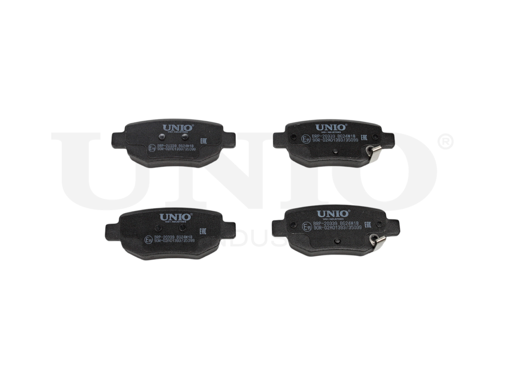 Колодки тормозные диск. задние UNIO BRP-20339