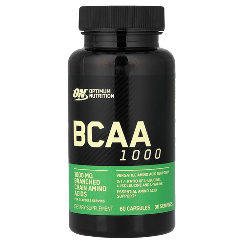 Optimum Nutrition, BCAA 1000, 60 капсул