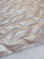 Стежка (курточная/термостежка/под "кожу"). Принт- Черточки, пудра, 0,59м