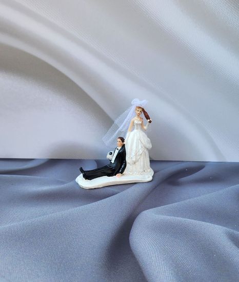 Свадебные фигурки "Жених и невеста" на торт
