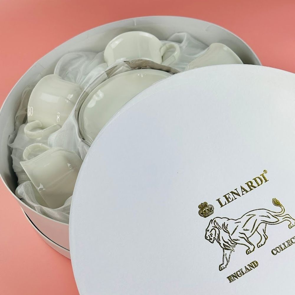 Lenardi 305-123 Чайный набор 12пр. 230мл в под.уп.(х6)Фарфор