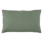 Подушка декоративная из хлопка мятного цвета с авторским принтом из коллекции freak fruit, 30х50 см