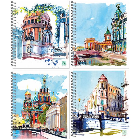 Тетрадь 48л., А5, клетка "AvoCaDo life", комплект 5 штук