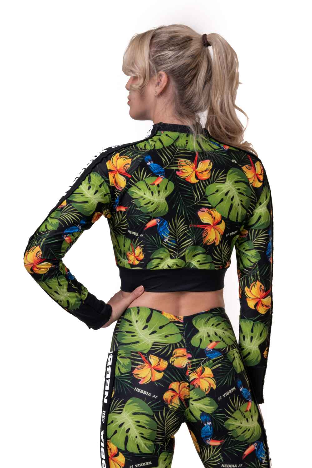 Кофта HIGH-ENERGY CROPPED JACKET 564  JUNGLE GREEN