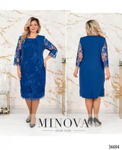 Платье 385СБ-электрик Minova