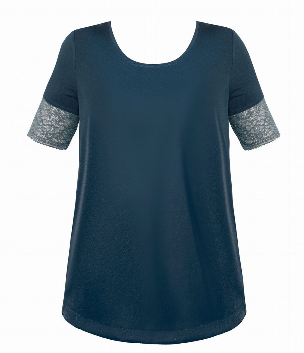 Пижама Zoya с принтом на брючках (Размер: XXL) (Цвет: темно-бирюзовый)