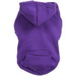 Кофта - толстовка для мелких пород собак «BRO Style», цвет фиолетовый, р L (на флисе)