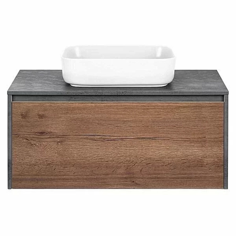 Тумба с раковиной Vincea Mesa 1000 T.Oak + Beton