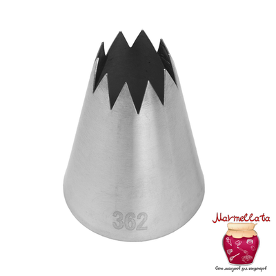 Насадка "Звезда открытая 9 лучей" №362 (d=19*35 мм, h=54 мм)