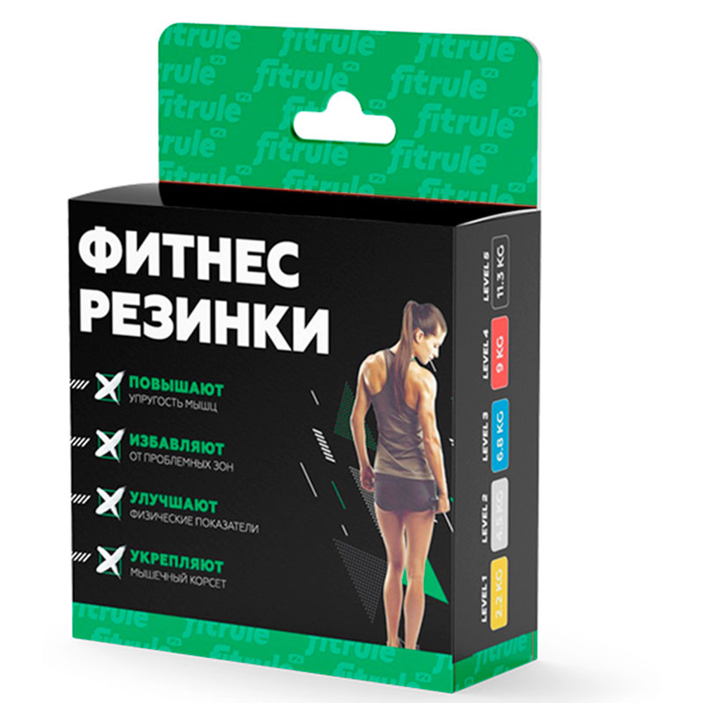 FitRule Набор Фитнес-резинок для ног (5 шт.)