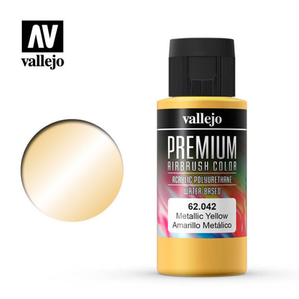 Premium color 60ml. 042-metallic yellow
