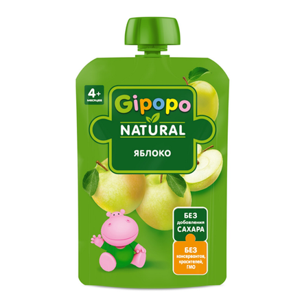 Пюре фруктовое Gipopo Яблоко 90 гр