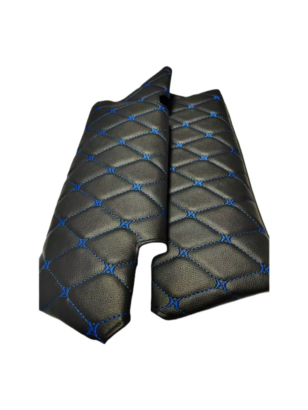 Чехлы на козырьки ВАЗ 2110, 2111, 2112 (синяя нить Бабочка)