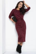 Платье Эврика (бордовое) П12344-10 LT Collection