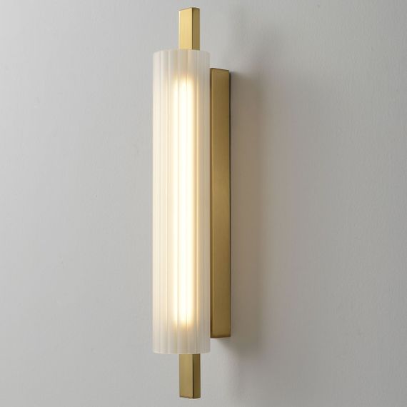 Настенный светодиодный светильник Crystal Lux Tunnel AP10 Led Brass