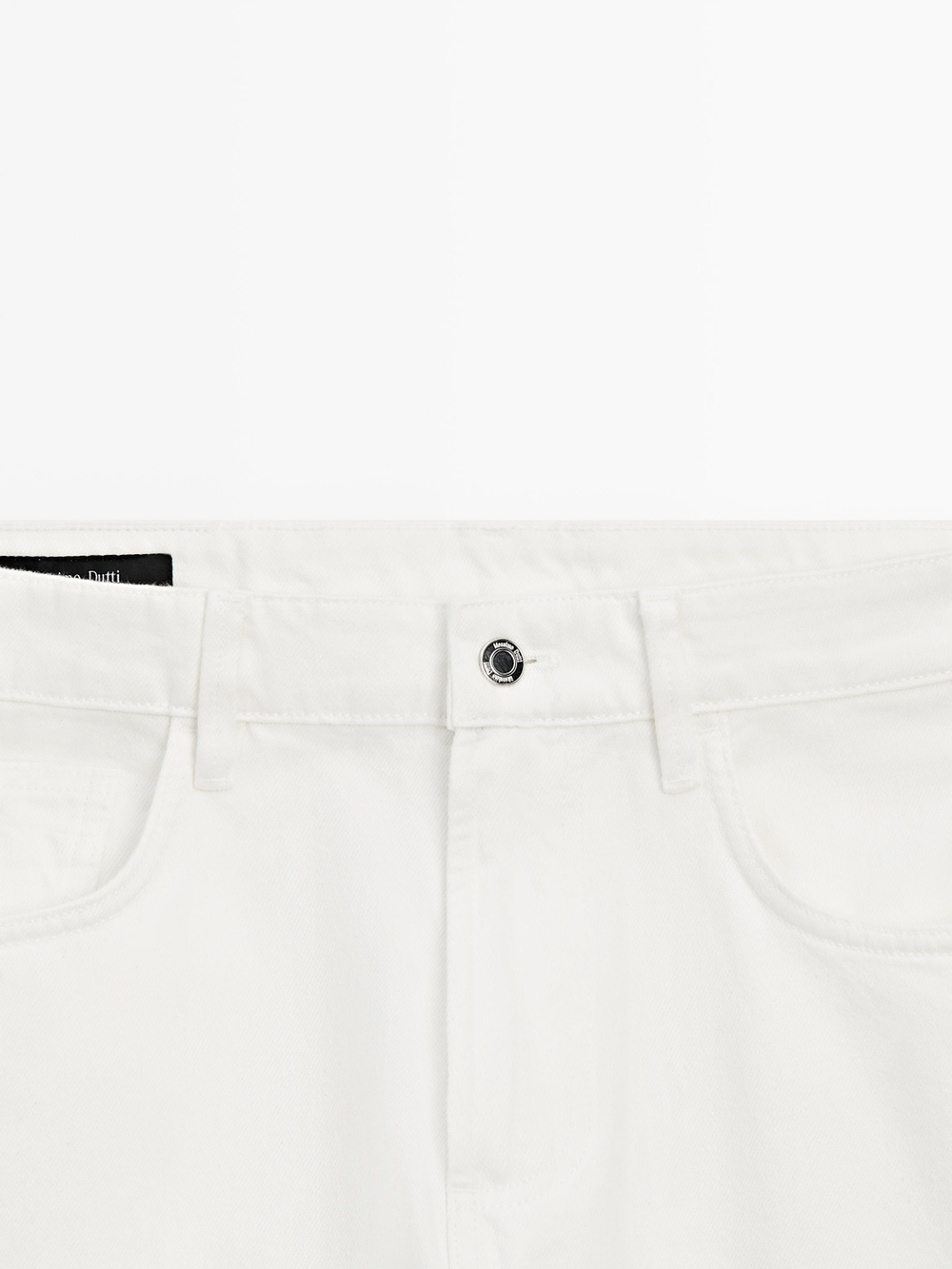 Massimo Dutti Джинсы Slim fit, белый